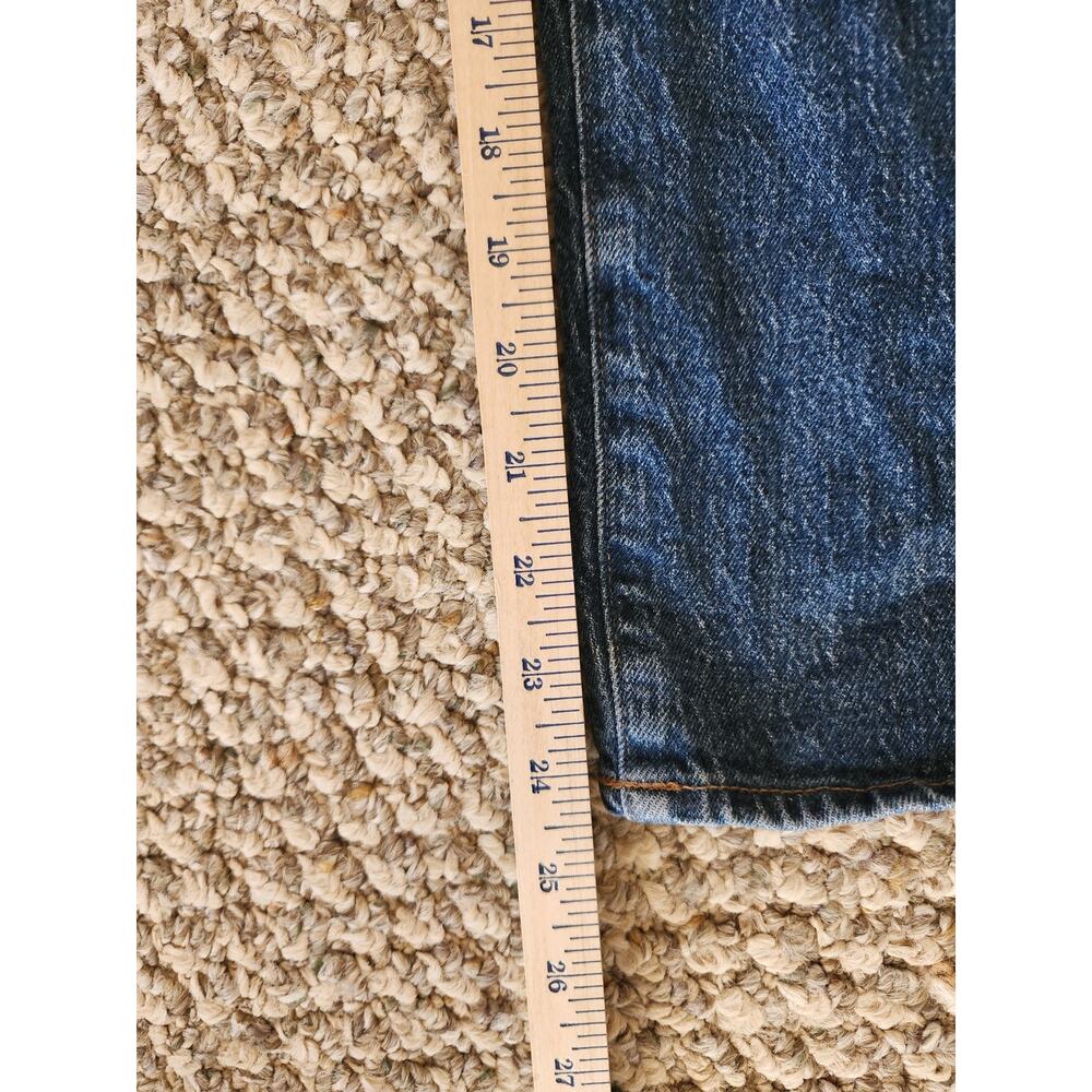 Madewell Womens Size 32 Medium Wash Classic Straight Leg Denim Jeans - Picture 11 of 14
